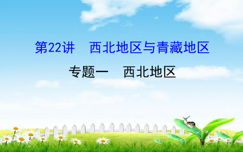 2019世纪金榜高考地理区域地理复习课件：22讲西北地区与青藏地区3.22.1