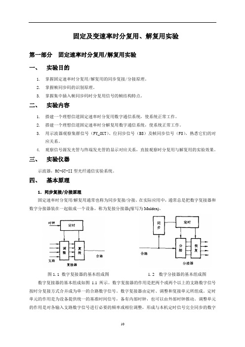 时分复用-解复用实验讲解