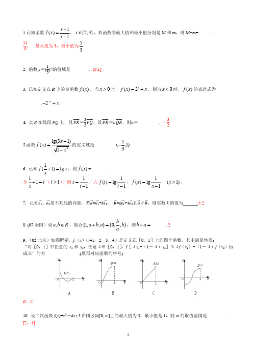 1139-姜堰中学2011届高三数学月考试卷