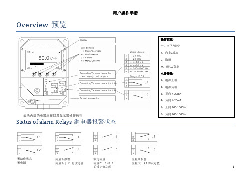 流量计ELETTA操作说明