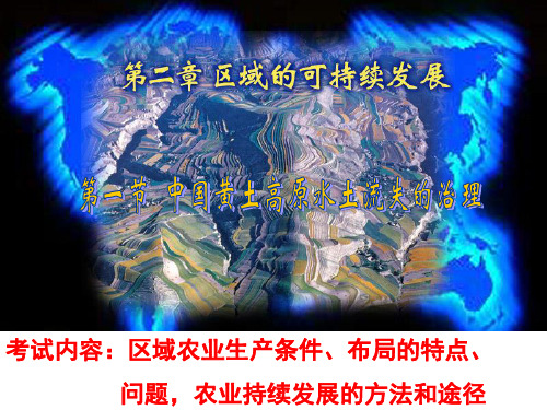 黄土高原水土流失的治理