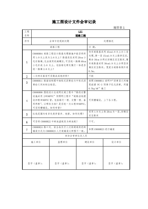 图纸会审记录(2)