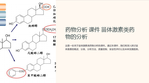 药物分析 课件 甾体激素类药物的分析