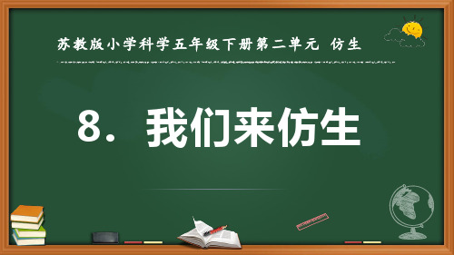 最新2022苏教版科学五年级下册《我们来仿生》优质课件