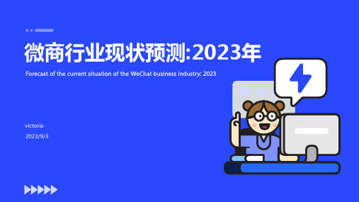 2023年我国微商行业现状预测分析报告