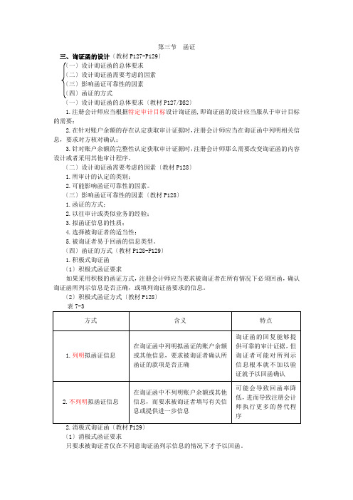 12注会审计-刘圣妮基础班-第七章审计证据(6)