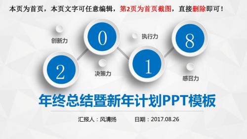 董事会办公室年终工作总结暨新年计划PPT模板