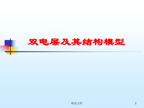 双电层及其结构归纳.ppt