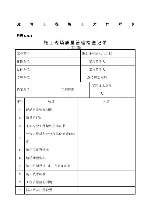 全套建筑装饰装修资料