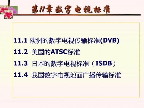 第11章 数字电视标准