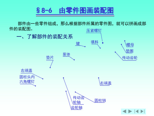 零件图画装配图