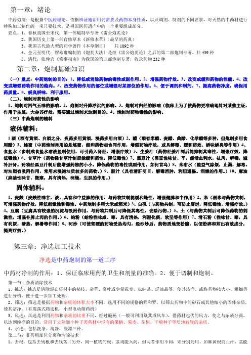 中药炮制