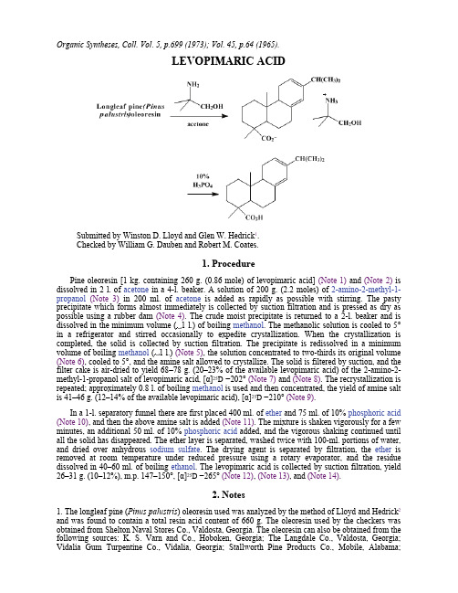 Organic Syntheses, Coll. Vol. 5, p.699 (1973); Vol. 45, p.64 (1965).