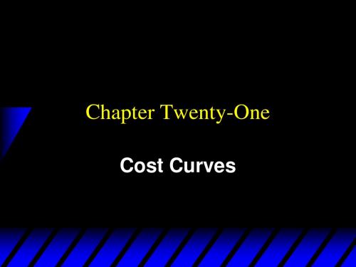 Tsinghua Micro Ch21 Cost Curves(清华 李稻葵)