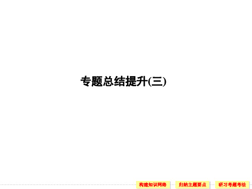 2019-2020学年高中历史人民版必修二课件：专题三 中国社会主义建设道路的探索专题总结提升三 