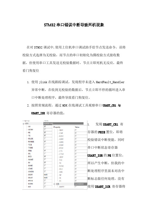 STM32串口死机现象经验分享