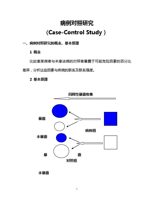 病例对照研究