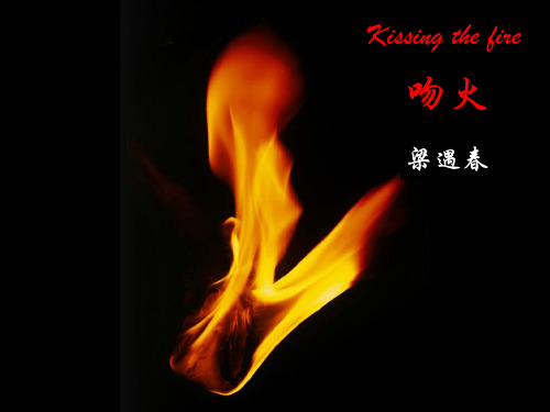 《Kissing the Fire(吻火)》梁遇春