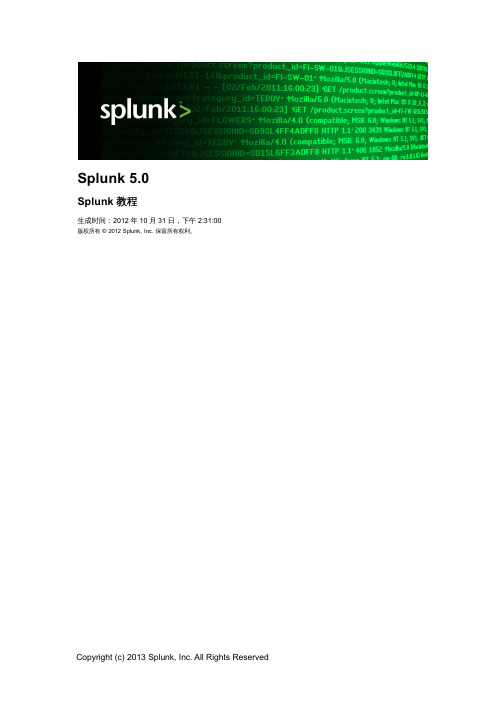 Splunk基本入门