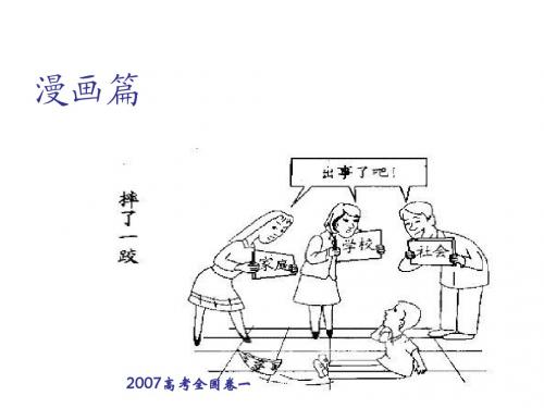 高考语文复习-语言运用之漫画篇讲评-ppt