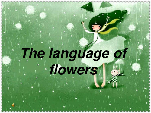 The language of flowers