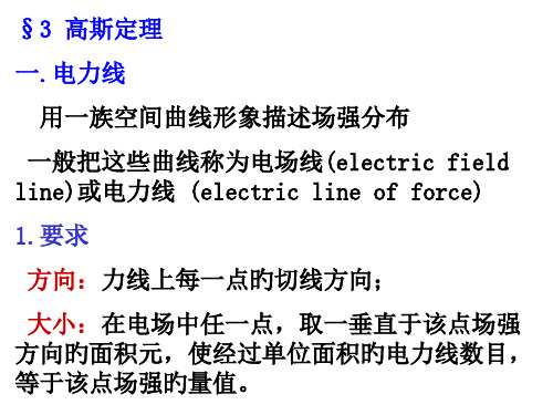 大学物理--静电场高斯定理PPT课件一等奖新名师优质课获奖比赛公开课