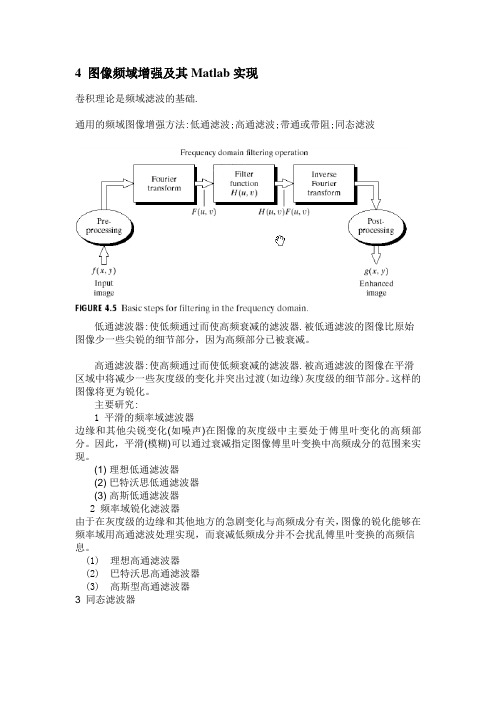 4 图像频域增强及其Matlab实现