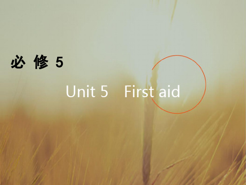 2018高考英语一轮复习课件 必修5 Unit 5 精品