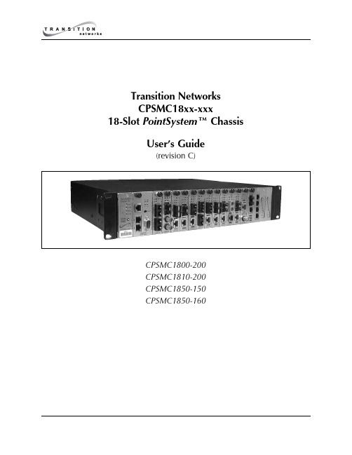 Transition Networks CPSMC18xx-xxx 18-Slot PointSys