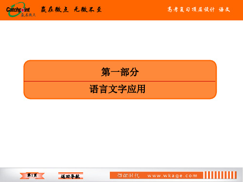 高中语文-专题复习 5仿用、选用、变换句式(包含修辞)