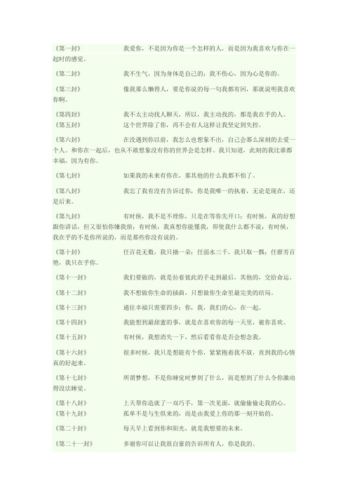 阿狸的123封信全