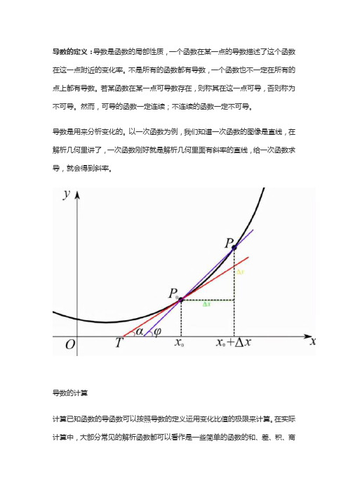 函数的导数的定义