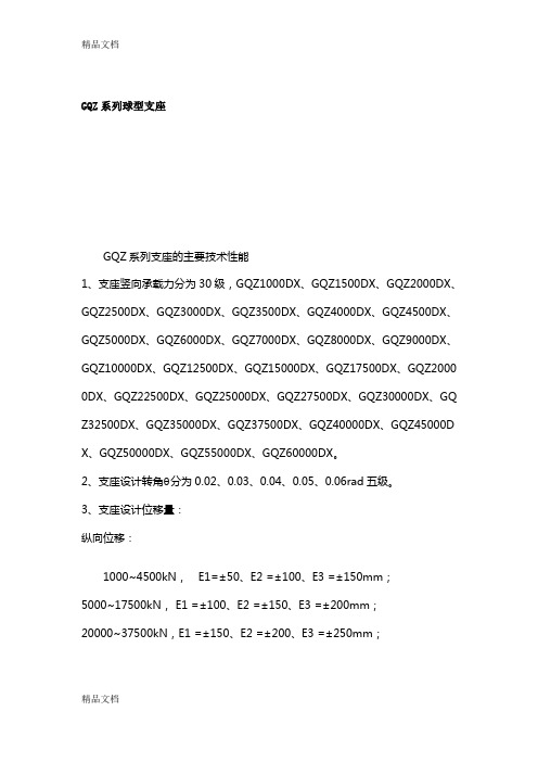 GQZ系列球型支座教学内容