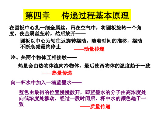 环境工程第四章传递过程原理(极力推荐)