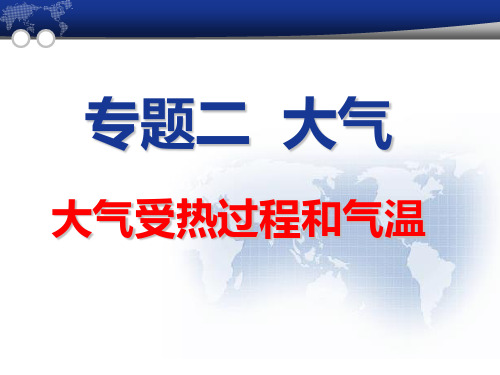 大气受热过程和气温精品PPT课件