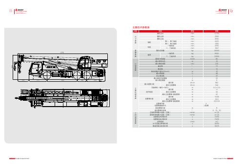 STC250 三一25吨汽车吊性能参数