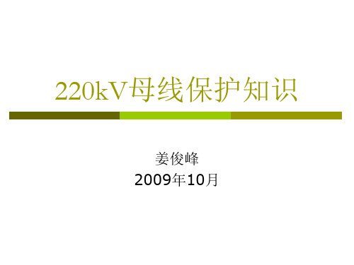 220kV母线保护解析