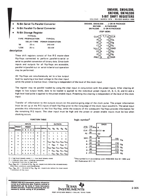 SN5496资料