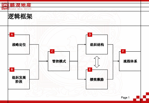 某地产管控模式组织结构与流程框架(PPT 116页)