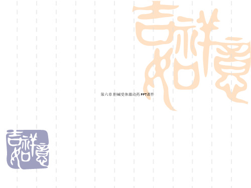 第六章 胆碱受体激动药 PPT课件