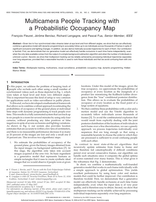 Multicamera People Tracking with a Probabilistic Occupancy Map