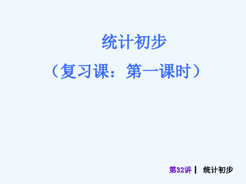 数学人教版七年级下册统计初步复习课