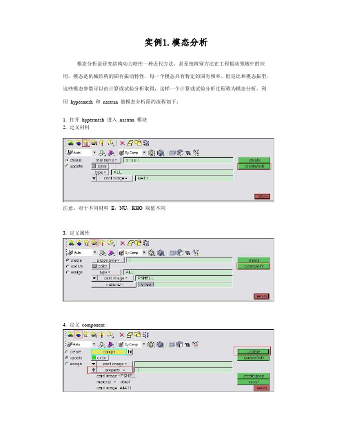 基于hypermesh与Nastran的分析实例大全