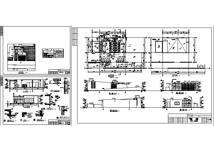 【南京】某现代公共厕所建筑设计CAD全套图纸