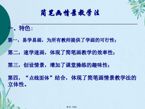 简笔画情景教学法(共8张PPT)