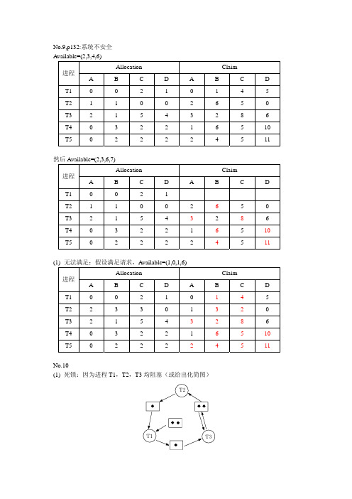 操作系统答案-第4章