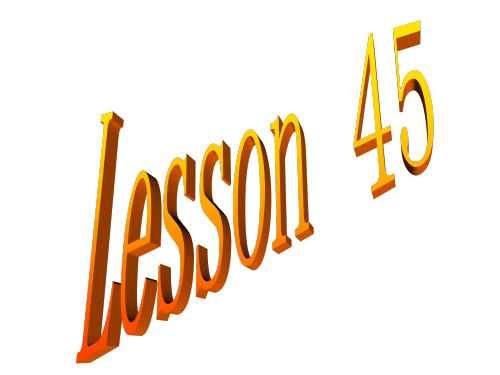 冀教版英语七上《Unit6 Let’s go》(Lesson 45)ppt课件(2)