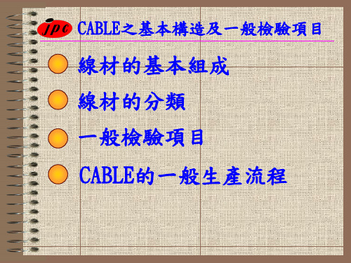 线材的基本组成