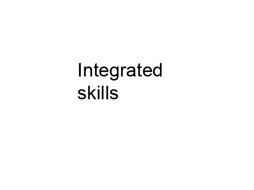 牛津译林英语七年级上册第六单元 Integrated skills  (共23张PPT)