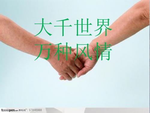 六年级品德与社会上册大千世界,万种风情ppt课件1冀教版